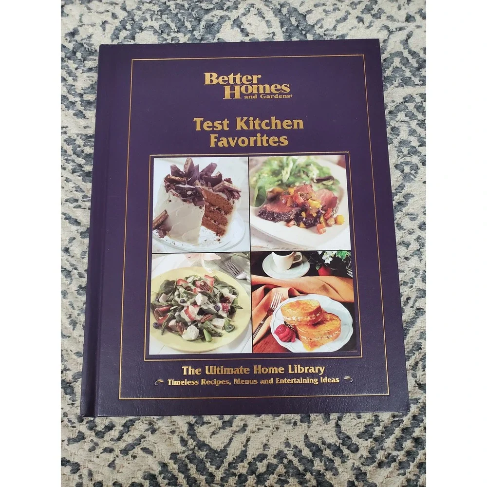 Better‎ Homes and Gardens Test Kitchen Favorites Cookbook Home Library Recipes